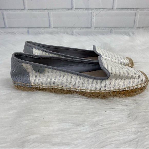 Sperry Coco metallic espadrilles slip on shoes size 8.5 - Picture 3 of 7